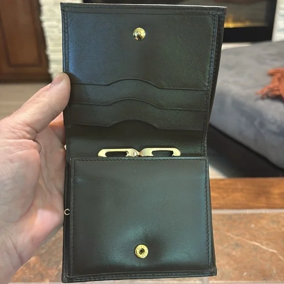 Burberry Bifold Kisslock Compact Wallet - EUC - Picture 8 of 14